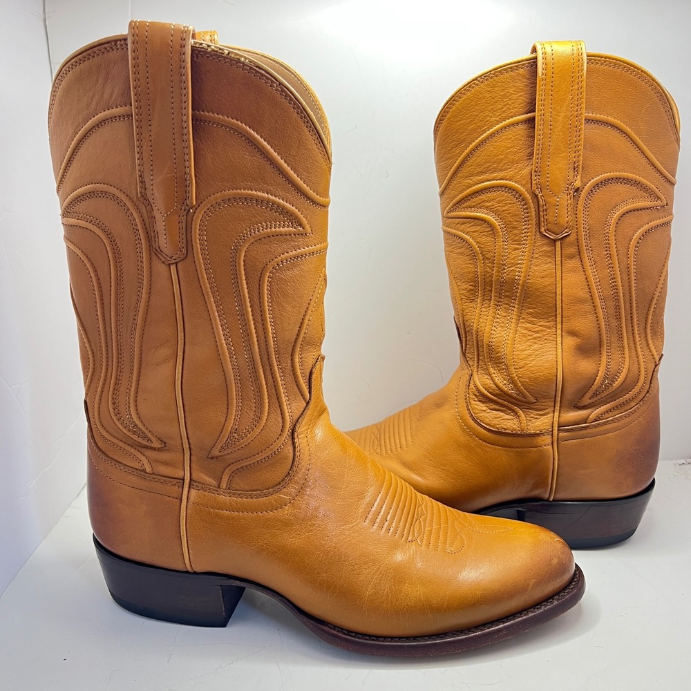 Tecovas Mens The Cartwright 9D Tumbleweed Tan Leather Cowboy Western Boots